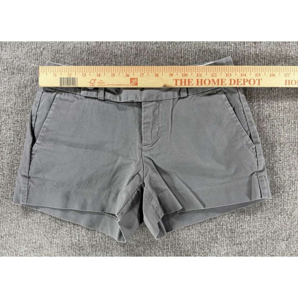 Banana Republic Petites Shorts Womens 00P Brown Stretch Flat Front Casual - Picture 4 of 6